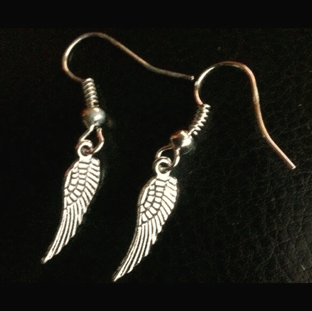 Angel Wing earrings.